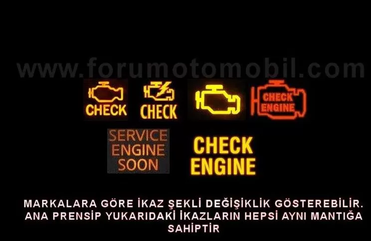 Check Engine Ne Demek, Motor Arıza Lambası