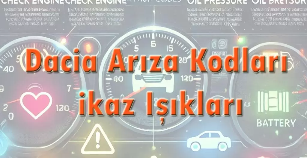 Dacia Arıza Kodları, ikaz Işıkları ve Anlamları