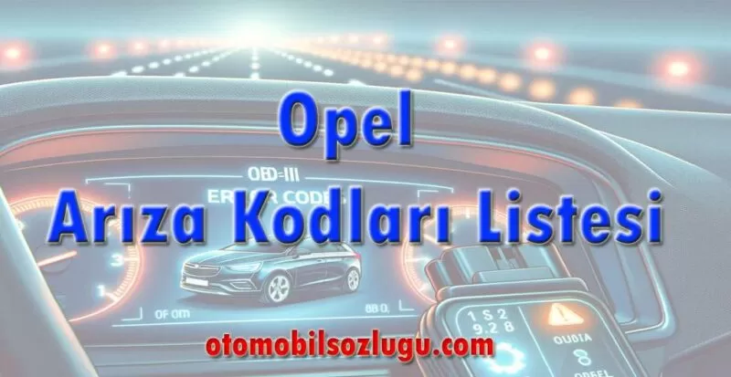 Opel Arıza Kodları Listesi