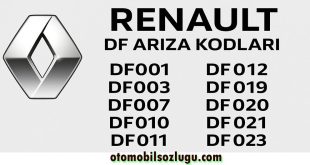 Renault DF Arıza Kodları, Gösterge ikaz ışıkları, arıza lambaları ve anlamları